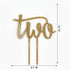 2nd PapaKit Birthday Boy High Chair Decorations - Blue & Gold Ribbon Garland, "TWO" Banner, Toddler Crown, Bow Tie