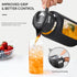 84 oz/2.5 Liter Glass Pitcher with Lid and Handle, Glass Carafe/Jug for Hot/Cold Water, Large Iced Tea Pitcher