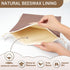 NATURALLY WRAPPED (2 Pack) Reusable Beeswax Bread Bags for Homemade Bread Extra Thick Cotton, XL Natural Cotton Beeswax