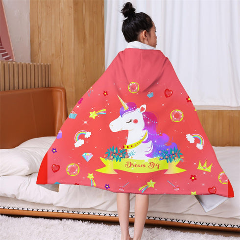 Swimming 7-10 35 60 Unicorn Beach Towel Red Polyester Camping Towels for Girls Kids Beach Blanket Pool Travel Bath