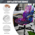 Talayituse Galaxy Print Home Office Chair Covers Stretchable Computer Desk Chair Covers High Back Universal Executive