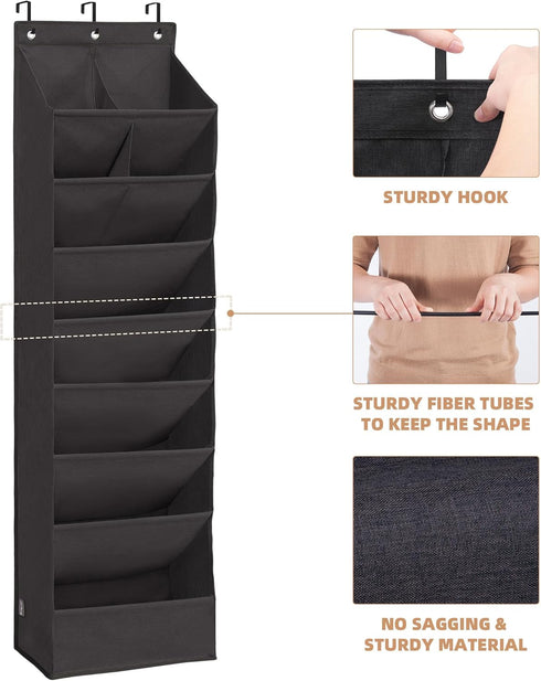 Closet 1 Pack STORAGE MANIAC Over the Door Shoe Organizer Heavy-Duty Large Deep Pocket Hanging Shoe Organizer Shoe Rack