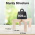 5-12 Inch Vigordream Plant Stand, Indoor/Outdoor Wood Plant Holder, Single Flower Pot Stand, Sturdy Planter Stands, Fit