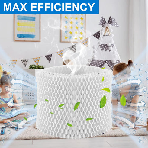 TOMOON WF2 Humidifier Filter Replacement for Vic.ks V3500, V3100, V3900, V3700, Pack of 4 for Cool Mist