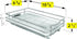 6-3/8 inch 1 LYNK PROFESSIONAL Pull Out Spice Organization for Cabinets - Wide Spice Rack for Inside Cabinets, Slide