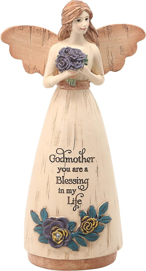 Pavilion Gift Company 41071 Godmother Angel Figurine with Sentiment, 6"