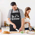 Grill Aprons for Men Dad, The Grill Father Apron, Funny Chef BBQ Apron with 2 Pockets