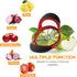 4.72 Inch 12 Supercenter Apple Cutter, Apple Corer and Slicer - Stainless Steel Apple Corer - Apple Slicer Tool