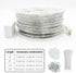 20ft 8 Rope Lights Outdoor, Connectable & Flexible Tube Lights with Modes Controller,Waterproof Multicolor LED Rope
