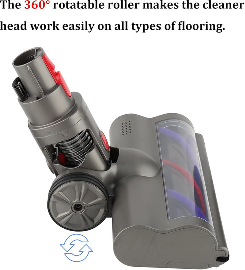 Quick-Release Direct Drive Cleaner Head Turbine Tool for Dyson V15 V11 V10 V8 V7 Cordless Vacuum Cleaner