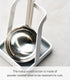 YAMAZAKI Home Ladle Holder, Lid Stand for Utensils in Kitchen, Steel, Water Resistant, White