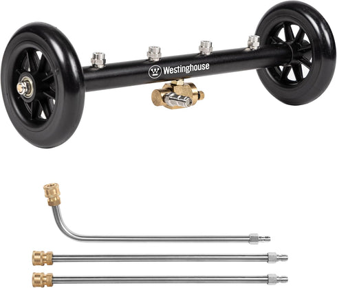 Westinghouse Universal 16" Pressure Washer Undercarriage Cleaner - 4000 PSI, 1/4" Connector Attachment for Gas and