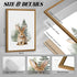 Joocrise Set 6 8x10 Inch Woodland Animal Nursery Wall Art Decor of Baby Boys Room Wall Art Forest Animal Canvas Wall