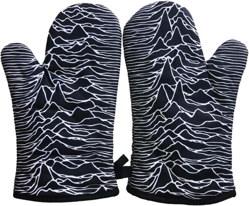 Joy Division Oven Gloves, Pair of Mitts