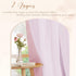 52 84 inches, 2 PONY DANCE Nursery Curtains Pink - Curtains for Bedroom Decor Aesthetic Cute Double Layer with Sheer