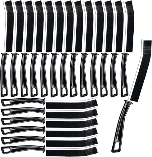 AcceLeah 20 Pcs Crevice Cleaning Brush, Bathroom Gap Brush, Grout Cleaner Brush Hard