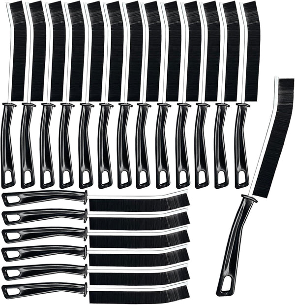 AcceLeah 20 Pcs Crevice Cleaning Brush, Bathroom Gap Brush, Grout Cleaner Brush Hard