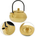 Cast Iron Teapot Tea Set, Whistling Kettle for Stovetop, Dollhouse Decoration Accessories, Mini Iron Kettle