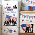 Mfault Memorial Day Land of The Free Window Clings, 9 Sheets 4th of July Military Soldier Boots Decals