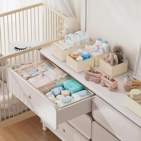 15 Pack Closet Closet DIMJ Drawer Organizer Clothes - Foldable Baby Organizers and Storage & Organizers for Bedroom