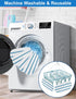 Steam Mop Pads for PurSteam ThermaPro 10-in-1 and 211 Steam Mop Cleaner, Washable Reusable Microfiber Replacement Pads