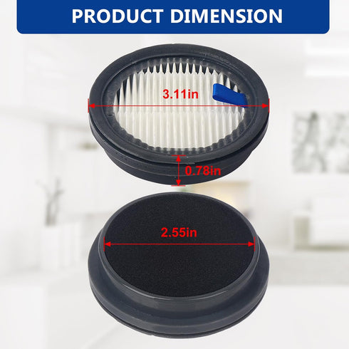 HEPA & Sponge Filters for Afoddon A200Pro/A200, ORFELD B08/C10A/C10G, NEQUARE S12 Series