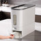 IEEK Rice Dispenser 12 Lbs,Large Cereal Dry Food Storage Containers Rice Storage