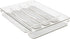 Kitchen Details 23195 Utensil and Cutlery Drawer Organizer, Divider, Tray, Storage, 5 Compartment, Clear by Kitchen Details