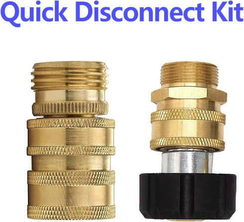 Xiny Tool Pressure Washer Adapter Set, Quick Disconnect Kit with M22 Metric Male Thread, 8 Pack