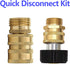 Xiny Tool Pressure Washer Adapter Set, Quick Disconnect Kit with M22 Metric Male Thread, 8 Pack