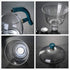 Mozeo Set 6pcs Heat-resistant Kungfu Glass Tea with Heater Attract Water Diversion Rotating Cover Bowl Lazy