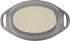 Rachael Ray Solid Glaze Ceramics Au Gratin Bakeware Set - 2 Piece, Oval Gray