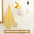 SEMAXE 100% Cotton Yellow Hand Towels for Bathroom - 4 Piece Absorbent Towels with Hanging Loops, 27" L x 16" W, Gift