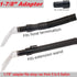 Universal Work with All Shop Vacs, 2-1/2" & 1-7/8" & 1-1/4" Adapters for Upholstery & Carpet Cleaning