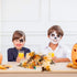 Boao 100 Pieces Clear Halloween Treat Bags, Self Adhesive Candy Bags Bulk Pumpkin Cellophane Plastic Cookie Pouch for