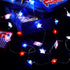 2 4th 10ft 30 Zhanmai Pcs of July Decorations Lights Red White Blue String Lights LED Patriotic Stars American Flag