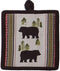 Kay Dee Designs R3312 Woven Potholder - Simple Living Bear Printed