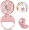 Portable Neck Fan, 3 IN 1 Handheld Mini Fan, USB Rechargeable Eyelash Fan with Lanyard, 180° Foldable for Travel/Summer