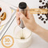 Handheld Coffee Frother, USB-Rechargeable Milk Frother, Adjustable for Cappuccinos, Hot Chocolate, Egg Mix