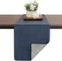 Chitomars Table Runners 94 Inches Long, Dual-Sided Faux Leather Farmhouse Table Runner Waterproof