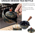 Set 360 Chinese Ceramic Teapot Classical Porcelain Chinese Gongfu Tea Rotation Ceramic Teapot with Tea Strainer