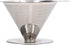 Pour over Coffee Maker, Stainless Steel Dripper with Non-slip Cup Stand, Suitable for Camping Kitchen Families
