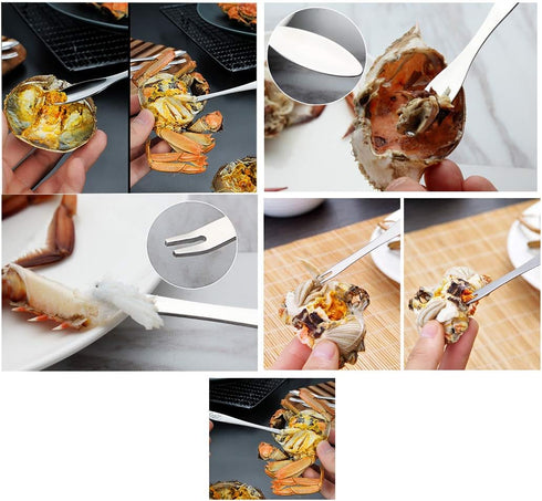 Criativo live 10 304 (2 1 6.49- inches pieces Good Grips seafood Forks/Picks,specialty Seafood Forks/Picks for crab