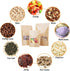 LZLPACKING 100 Pcs Kraft Stand Up Pouches Bags, Brown Resealable Bags with Window for Coffee, Food Storage, Business,