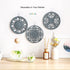 Set of 3 Extra Thick Silicone Trivet Mats for Hot Dishes, Pots, Pans, Protects Table and Countertop, White