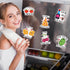 16 Pcs Valentine's Day Magnets, Funny Cute Refrigerator Magnets for Home Decorations, Love Puns Magnets for Valentine's