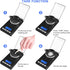 Fuzion Milligram Scale 50g/0.001g, Portable Jewelry Scale with .001 Gram Accuracy, Calibration Weight Included