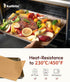 Katbite 75Pcs Unbleached Parchment Paper Sheets, 12x16IN Heavy Duty Non-Stick Baking Paper for Air Fryer and Oven