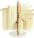 Pasta Drying Rack with Transfer Wand and 7 Bars, noodle drying rack