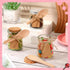 30 3.4 oz FoldTier Pcs Small Glass Jars with Cork Lids Spoons Mini Yogurt Containers with Lid Pudding Jars Glass Favor